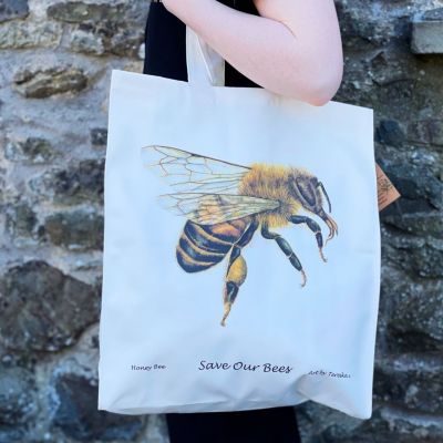 Save Our Bees Honey bee Tote Bag